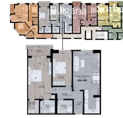 Снимка 3 — Тристаен апартамент в София, Младост 1
