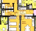 Снимка 4 — Тристаен апартамент в Младост 4 с тераса и паркомясто