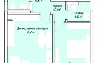 Тристаен апартамент в София, Младост 4
