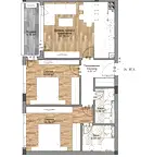 Тристаен апартамент в София, Младост 4