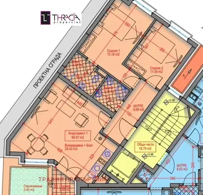 Снимка 3 — Тристаен апартамент в София, Оборище