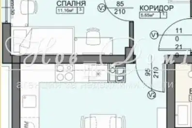 3-bedroom apartment in Plovdiv, Ostromila