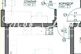 Тристаен апартамент в Пловдив, Остромила