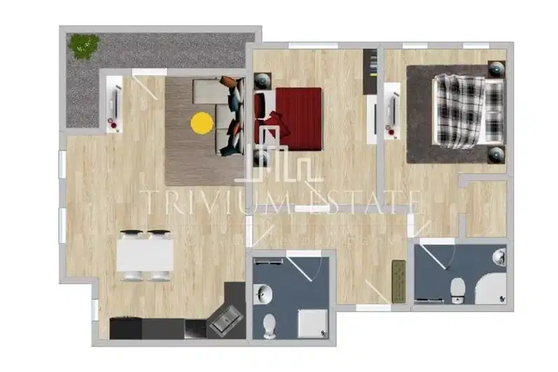3-bedroom apartment in Plovdiv, Ostromila