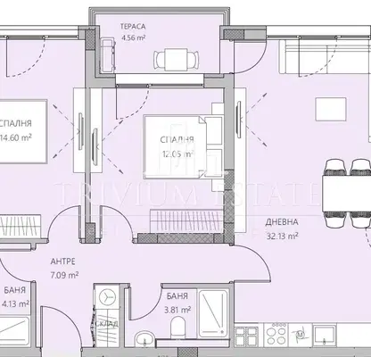 Photo 3 — 3-bedroom apartment in Plovdiv, Ostromila