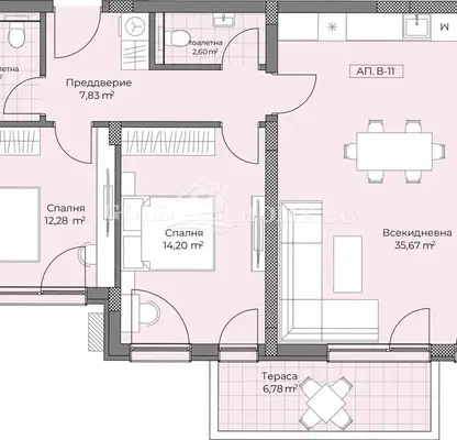 Photo 2 — 3-bedroom apartment in Plovdiv, Ostromila