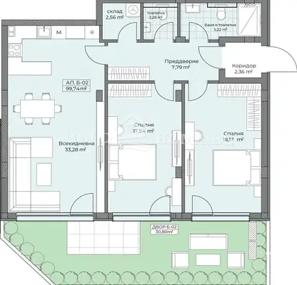 Photo 5 — 3-bedroom apartment in Plovdiv, Ostromila