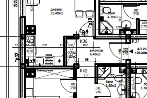 3-bedroom apartment in Plovdiv, Ostromila