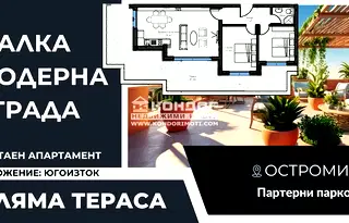 Тристаен апартамент в Пловдив, Остромила
