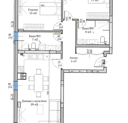 Photo 2 — 3-bedroom apartment in Plovdiv, Ostromila