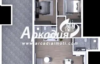 Просторен 3-стаен апартамент с панорамна тераса в Остромила, Пловдив