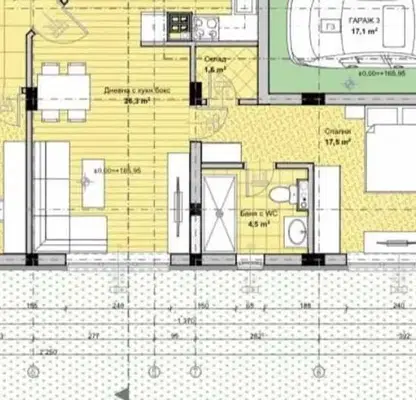 Снимка 2 — Тристаен апартамент в Пловдив, Остромила