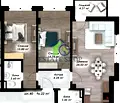 Снимка 2 — Тристаен апартамент в Пловдив, Остромила