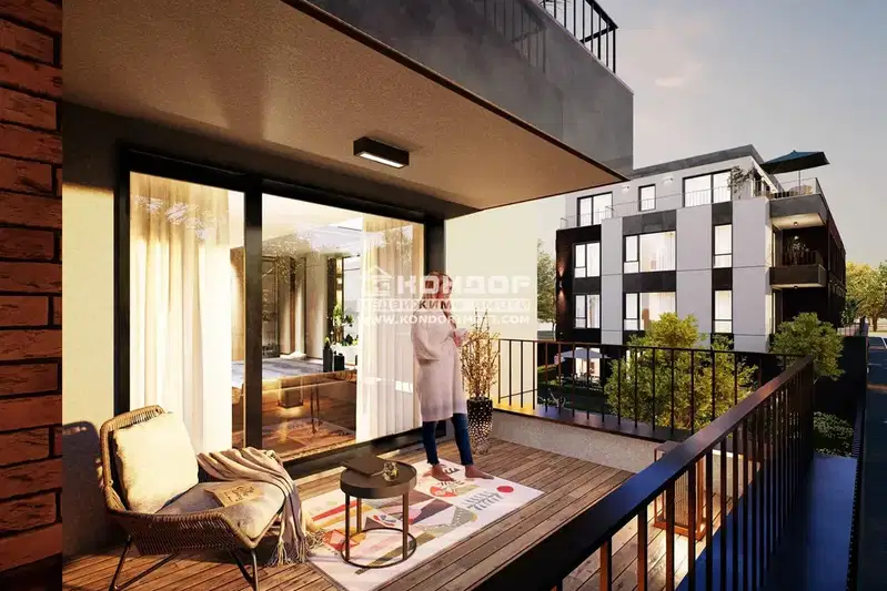 Spacious 3-room apartment in Plovdiv with two terraces