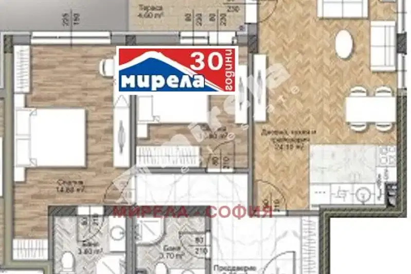 3-bedroom apartment in Sofiya, Ovcha Kupel 1