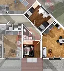 Тристаен апартамент в София, Овча купел 1