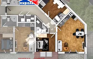 Тристаен апартамент в София, Овча купел 1