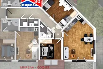 Тристаен апартамент в София, Овча купел 1