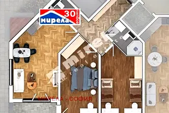 Тристаен апартамент в София, Овча купел 1