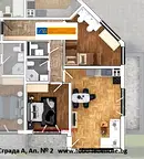 Тристаен апартамент в София, Овча купел 1