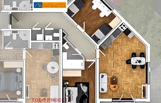 Тристаен апартамент в София, Овча купел 1