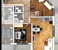 Снимка 2 — Тристаен апартамент в София, Овча купел