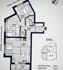 Тристаен апартамент с южен балкон в Овча купел, ул. Монтевидео