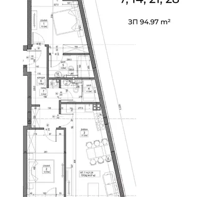 Снимка 2 — Тристаен апартамент в София, Овча купел