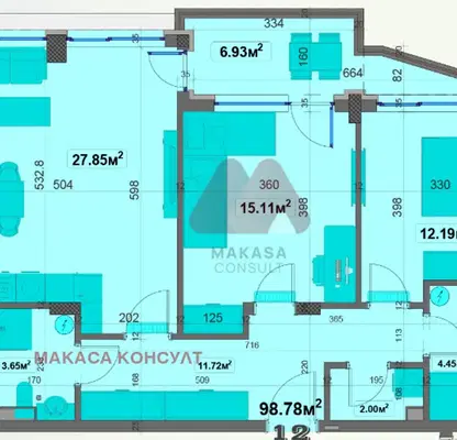 Photo 2 — 3-bedroom apartment in Sofia, Ovcha Kupel