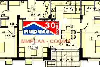 Тристаен апартамент в София, Овча купел
