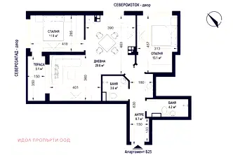 Тристаен апартамент в София, Овча купел 2