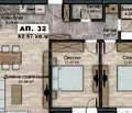 Снимка 2 — Тристаен апартамент в София, Овча купел 2