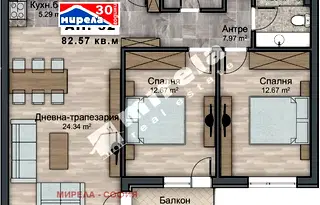 Тристаен апартамент в София, Овча купел 2
