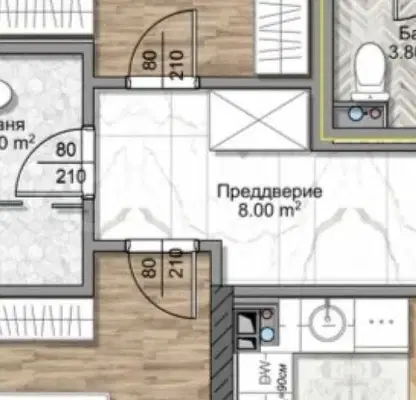 Снимка 2 — Тристаен апартамент в София, Овча купел