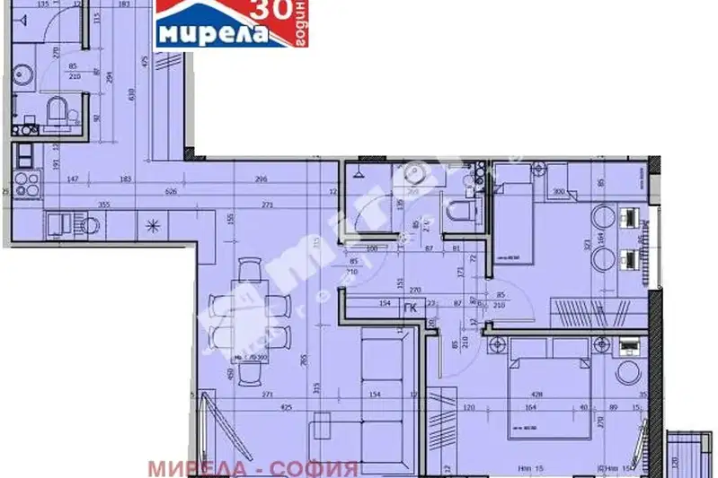 3-bedroom apartment in Sofiya, Pavlovo