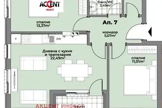 Тристаен апартамент във Варна, Погреби