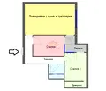 Снимка 2 — Тристаен апартамент в Пазарджик, Промишлена зона