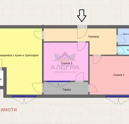 Photo 2 — 3-bedroom apartment in Pazardjik, Promishlena Zona