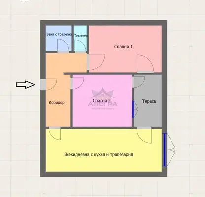 Photo 2 — 3-bedroom apartment in Pazardjik, Promishlena Zona