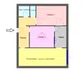 Снимка 2 — Тристаен апартамент в Пазарджик, Промишлена зона