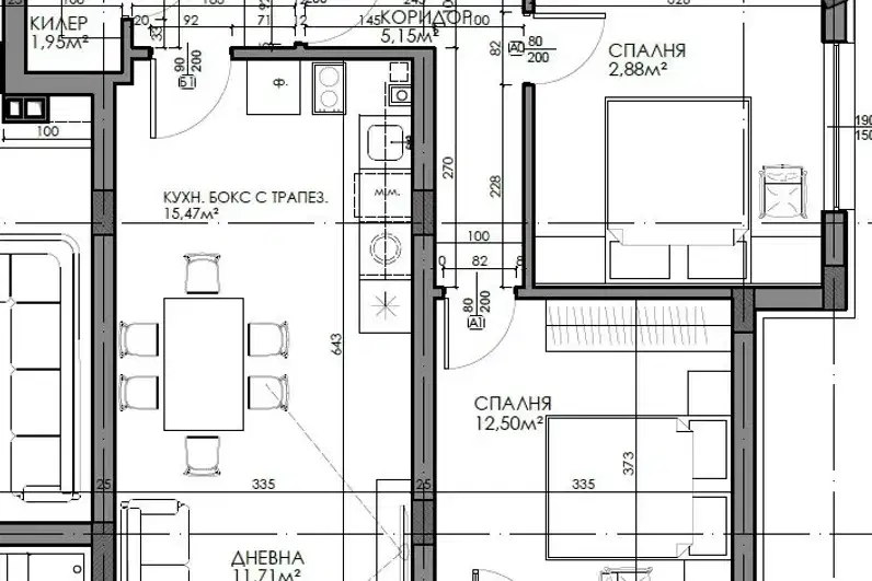 Тристаен апартамент във Враца, Река Лева