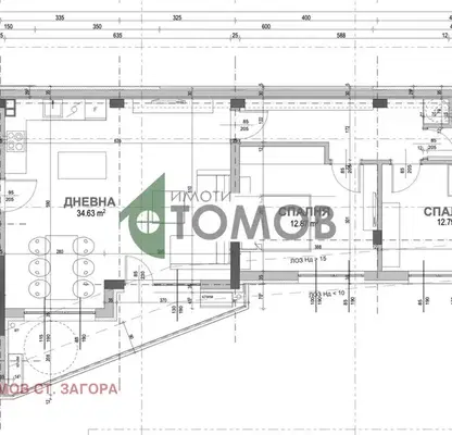 Снимка 5 — Тристаен апартамент в Стара Загора, Самара 2