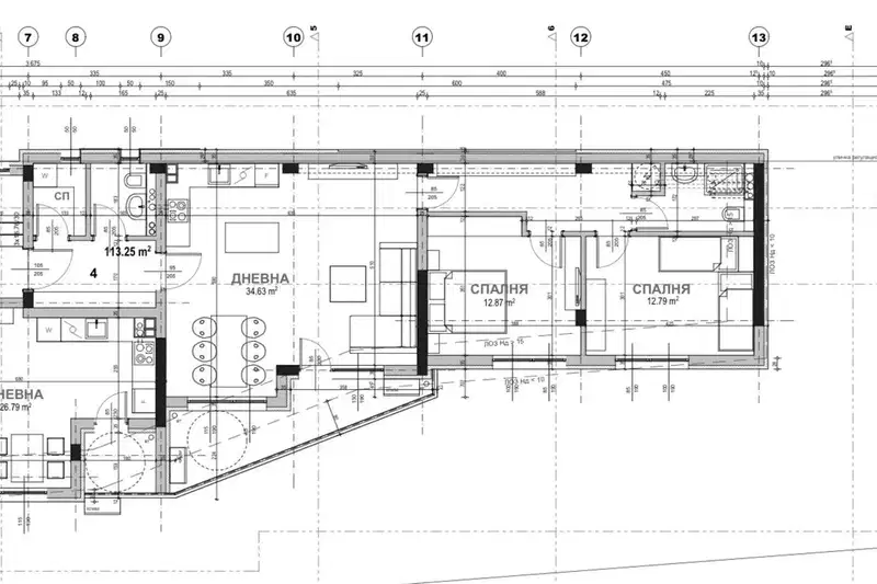 3-bedroom apartment in Stara Zagora, Samara 3