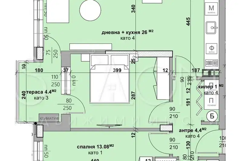 3-bedroom apartment in Stara Zagora, Samara 3