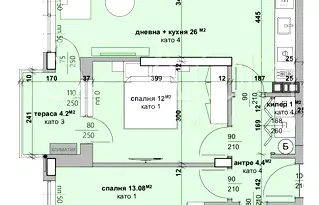 Тристаен апартамент в Стара Загора, Самара 3