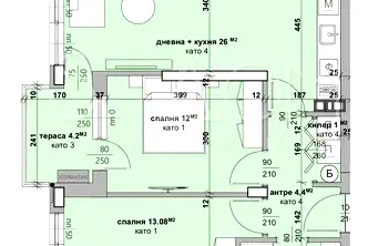 Тристаен апартамент в Стара Загора, Самара 3