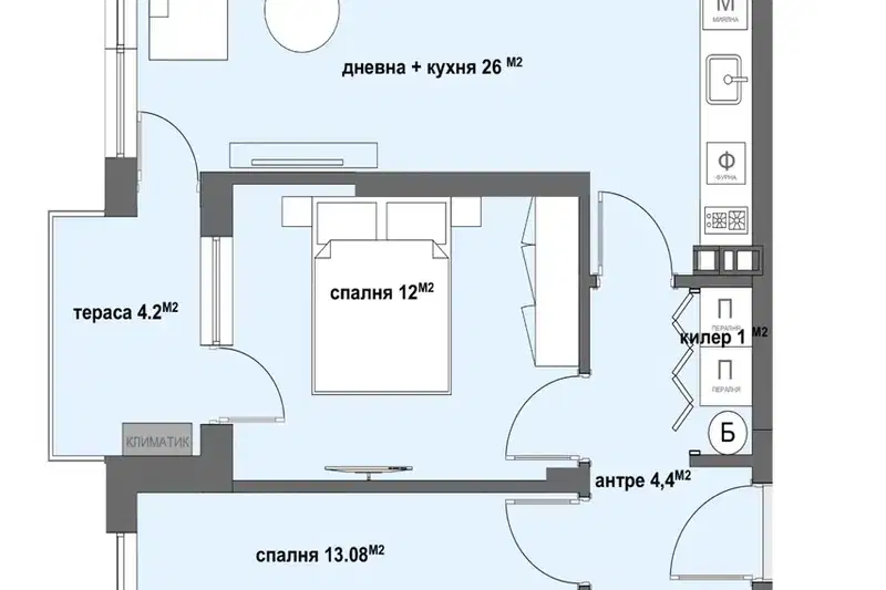 3-bedroom apartment in Stara Zagora, Samara 3
