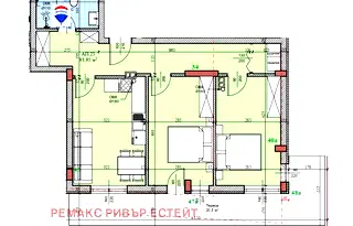 Тристаен апартамент в Русе, Широк център
