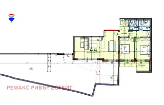 Тристаен апартамент в Русе, Широк център
