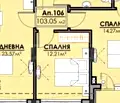Снимка 2 — Тристаен апартамент в Бургас, Славейков